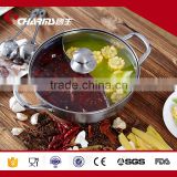Charms kitchen ware chafing dish stainless steel hot pot cooking utensils