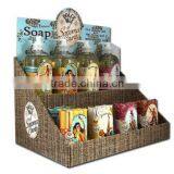 China Supplier New Product Perfume Display Stands 2 Tier Soap Display Stand