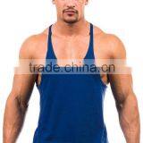 Blank Poly-Cotton Stringer Tank Tops,Muscle Tank Tops, Mens Custom Vest for Gym Fitness Bodybuilder thumbnail-2
