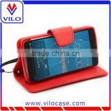 Flip Leather Wallet Case for LG Tribute 2 / LS665 thumbnail-4