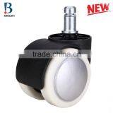 2016 BL Promotional 2" White Painted Double Swivel Plastic PU Office Chair Caster Wheels thumbnail-3