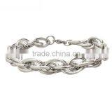 Kindy Jewelry JCB0235 Latest Design Natural Color Stainless Steel Bracelet Hand Chain for Men Supplier's Choice thumbnail-2