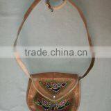 New Camel Leather Bags With Embroidery Model-02 thumbnail-1