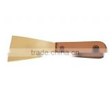 Explosion-proof hand tools aluminum bronze wood handle putty knife