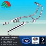 Factory Directly Wholesale Loud Muffler for Motorcycle Double Pipe