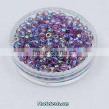 Wholesale 11/0 Rainbow Purple Glass Beads To Make Bracelets Or Necklace GSB-2RR03 thumbnail-1