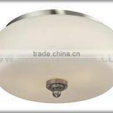 UL CUL Listed Hotel Modern Glass Ceiling Lamp In Brushed Nickel Finish C50384 thumbnail-1