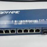 Newest Products 8 Ports 10/100/1000M RJ45 LAN 2 Pcs Combo 1000M SFP RJ45 Ports Gigabit Ethernet Media Poe Switch