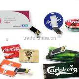 Color Printing 2 Sides Usb Flash Drive 2.0,card Usb Flash Memory,credit Card Usb Flash Drive