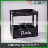 Rectangular Wooden Wine Bottles Boxes Packaging For Sale thumbnail-5
