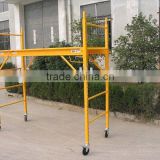 Powder coated rolling tower scaffold
