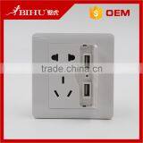 Wholesale 5 Pin 2 Usb Wall Socket With Usb Port for Australia Market
