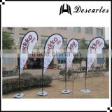 Double-side printing beach flags/personalized teardrop banners for advertising