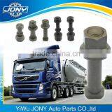 high quality color zinc plated M22 10.9 wheel alignment bolt, wheel bolt & nut