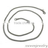 stainless steel foxtail double square link chain
