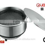 Thai Korean Japanese Style Stovetop BBQ Grill , Steak Pan Stove Set Kitchenware , Wholesale Restaurant Plancha GEO-01X thumbnail-2