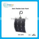 30W Monocrystalline Silicon Cell Marine Bendable Semi Flexible Solar Panel thumbnail-1