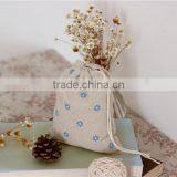 Cheap Linen Fabric Pouch,Linen Cosmetic Bags Wholesale thumbnail-5