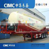 CIMC 50cbm Lime Powder Tank Truck Trailer / Bulk Cement Tank Truck Semi Trailer thumbnail-5