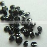Natural Loose Black Diamond Round Brilliant Cut Indian Manufacturer
