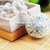 Fashion AB Color Shamballa Beads for Beaded Bracelet and Shamballa Jewelry Quality Choice thumbnail-2