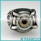 Wholesale Fashion Eyes Serise of Silver and Titanium and Alloy Classic Retro Punk Ring thumbnail-2