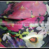 2015 Customize Flower Transfer Organza Printed Fabric ForFashion Dress thumbnail-4