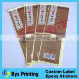 Hot Stamping Foil Label Adhesive Hot Stamping Label for Bottle of Red Wine thumbnail-2