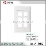 LY-FP167 120x86 Rj45 Networking Faceplate/wall Plate Faceplate