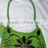 Beaded Embroidered Ladies Handbags , Fashion Handbags