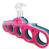 Velvet Hanging Accessory Organizer ,Scarf Tie Hanger Rack thumbnail-5