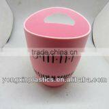 Clear Plastic Ice Bucket for Beer