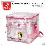 Ladies Pretty MOQ 1000 Pieces 600D Insulated 24 Can Cooler Bag thumbnail-1