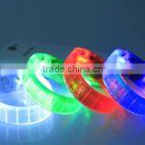 led sound controlled bracelet,bangles,voice activated,led flashing bracelet