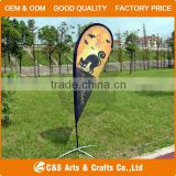 Good decoration for outdoor, Different series & sizes Beach Flags / Teardrop Flags