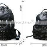 Iterm No.: JM8020/8020S Punky Hot-sell StyPU Leather School Bag/ Fashion Backpack thumbnail-3