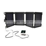 Solar Battery Charger 14W Portable USB Solar Energy Panel Power Bank thumbnail-2