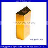 Christmas Cookie Tin Box With Golden Color Printing/fancy Cookie Tin Box