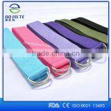 New Products 2016 Adjustable Yoga Stretch Strap D-Ring Training Belt Waist Leg Fitness Tools thumbnail-1