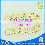 Aluminum Oval Chain for Bag Making, Wholesale Oval Chains Elegant Aluminum Chain for Jewelry Making thumbnail-2