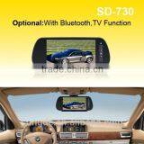 7 Inch TFT LCD MP5 Car Rear View Mirror Monitor With Bluetooth/tv thumbnail-6