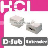 HD15 PC Monitor Nickel-Planted VGA Surface Mount Box