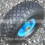 Hot Sale Mute Rubber Pneumatic Steel Rim Heat-resistant Wheels thumbnail-4