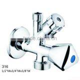 Brass 5 Ways Angle Valve thumbnail-1