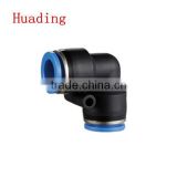 plastic tube fitting, union elbow ,compact one -touch tube fitting , push in tube fitting