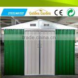 Brown Color Pre Assembled Metal Shed thumbnail-5