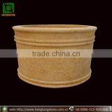 Adult Portable Yellow Marble Bath Tub thumbnail-1