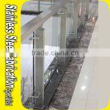 Fine Art 304 Stainless Steel Balcony Railing Design Glass thumbnail-3
