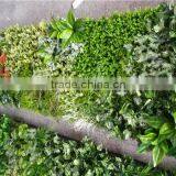 Home and Outdoor Decoration Synthetic Cheap 1m x 1m Artificial Vertical Green Grass Wall E08 04C40 thumbnail-2