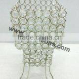 Crystal Beaded Votive Candle Holders for Wedding Decorations and Home Decor thumbnail-1